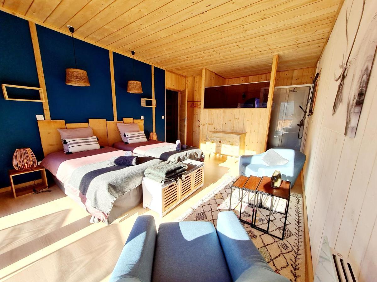 Le Chalet Du Blanc Spa Yoga Aillon-le-Jeune Екстериор снимка