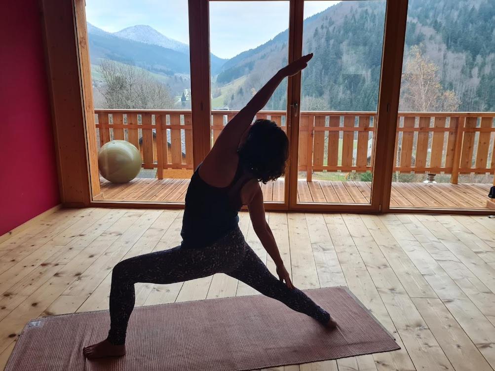 Le Chalet Du Blanc Spa Yoga Aillon-le-Jeune Екстериор снимка