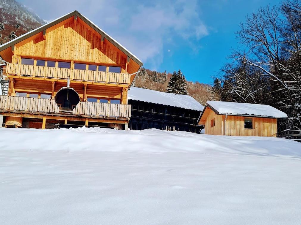 Le Chalet Du Blanc Spa Yoga Aillon-le-Jeune Екстериор снимка